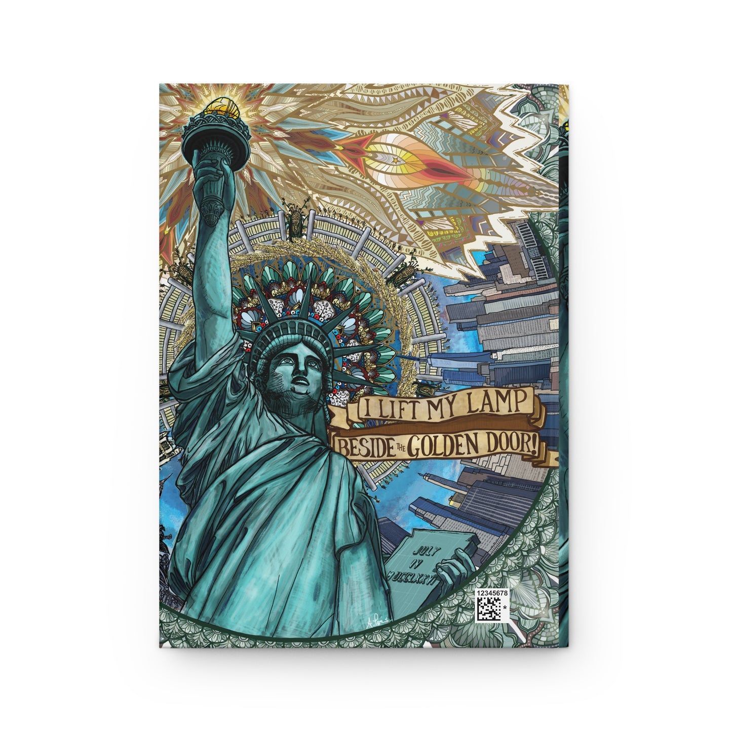 Pacio, Adam - Liberty Mandala - Hardcover Journal Matte