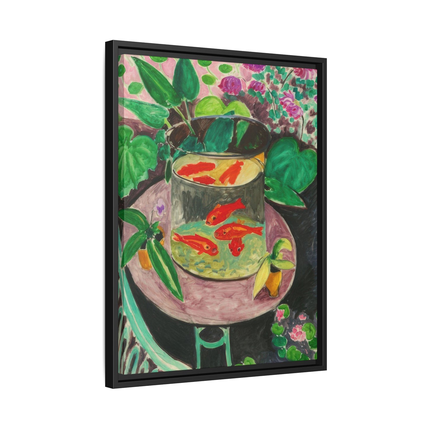 Matisse, Henri - The Goldfish (1912) - Matte Canvas, Framed