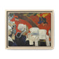 Gauguin, Paul - Vision of the Sermon (Jacob Wrestling with the Angel) (1888) - Matte Canvas, Framed