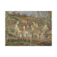 Pissarro, Camille - Red Roofs, Corner of a Village in Winter (1877) - Canvas Block, unframed