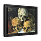 Cézanne, Paul - Pyramid of Skulls (1901) - Matte Canvas, Framed