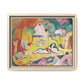 Matisse, Henri - The Joy of Life (1905) - Matte Canvas, Framed
