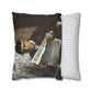 Cézanne, Paul - The Artist’s Father (1866) - Suede Square Pillowcase