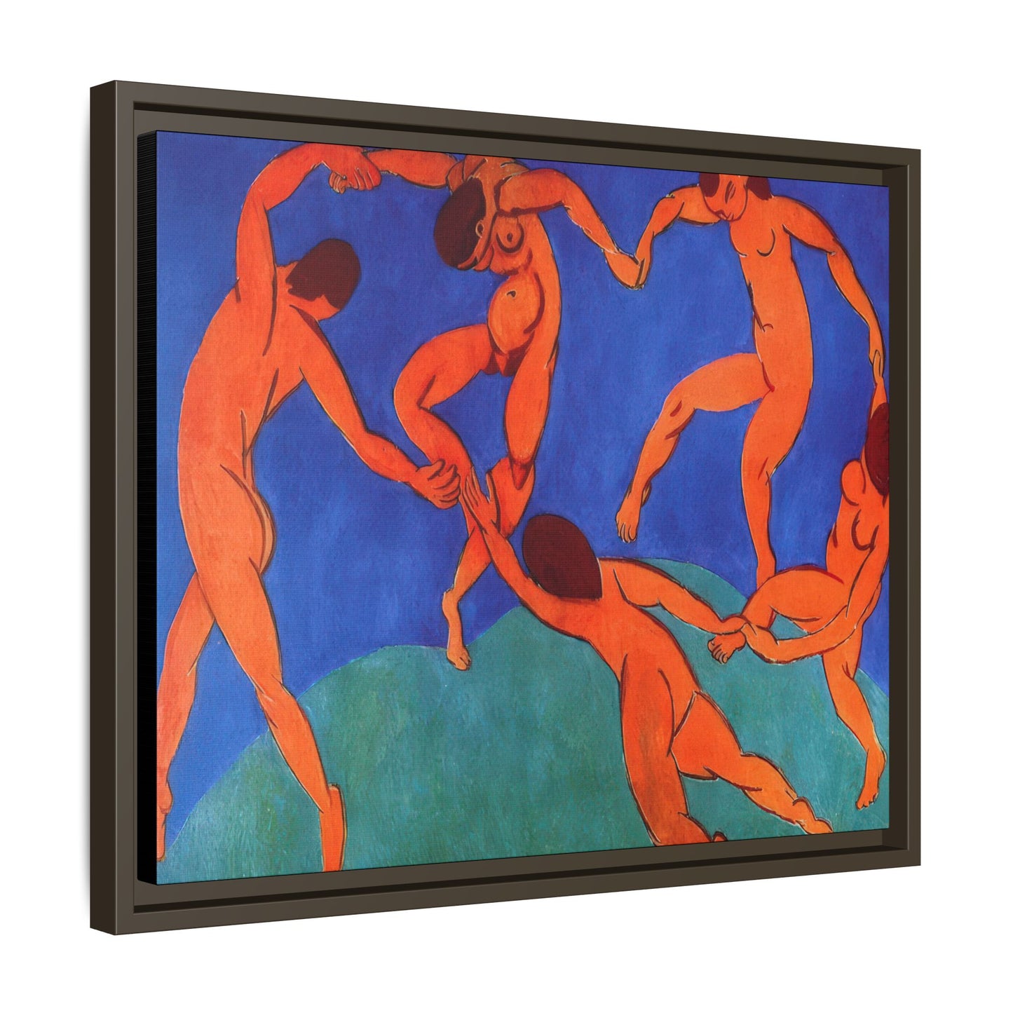 Matisse, Henri - Dance (II) (1910) - Matte Canvas, Framed