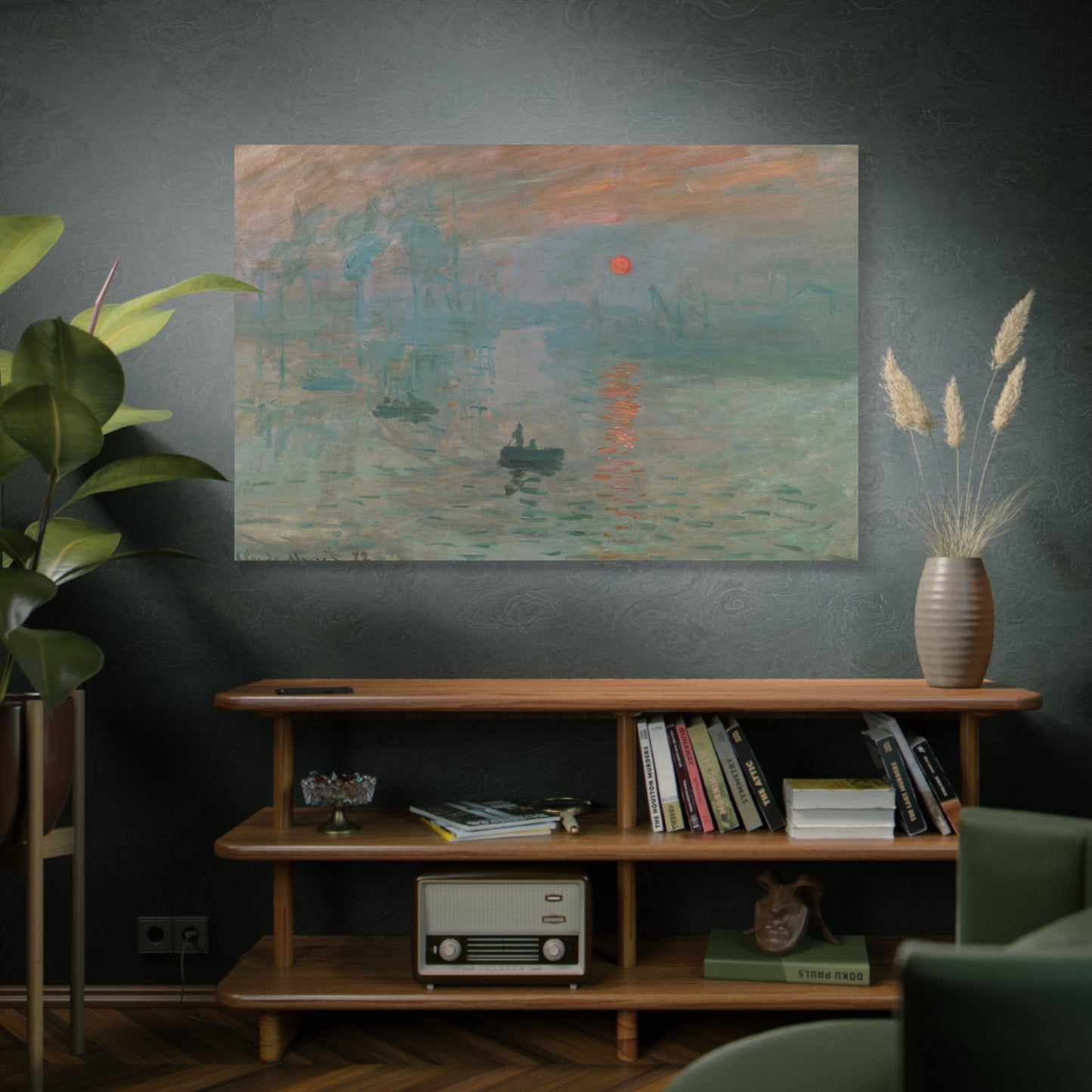 Monet, Claude - Impression, Sunrise (1872) - Canvas Block, unframed