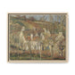 Pissarro, Camille - Red Roofs, Corner of a Village in Winter (1877) - Matte Canvas, Framed