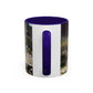 Courbet, Gustave - The Stone Breakers (1850) - Colorful Accent Mugs