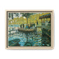 Monet, Claude - La Grenouillere (1869) - Matte Canvas, Framed