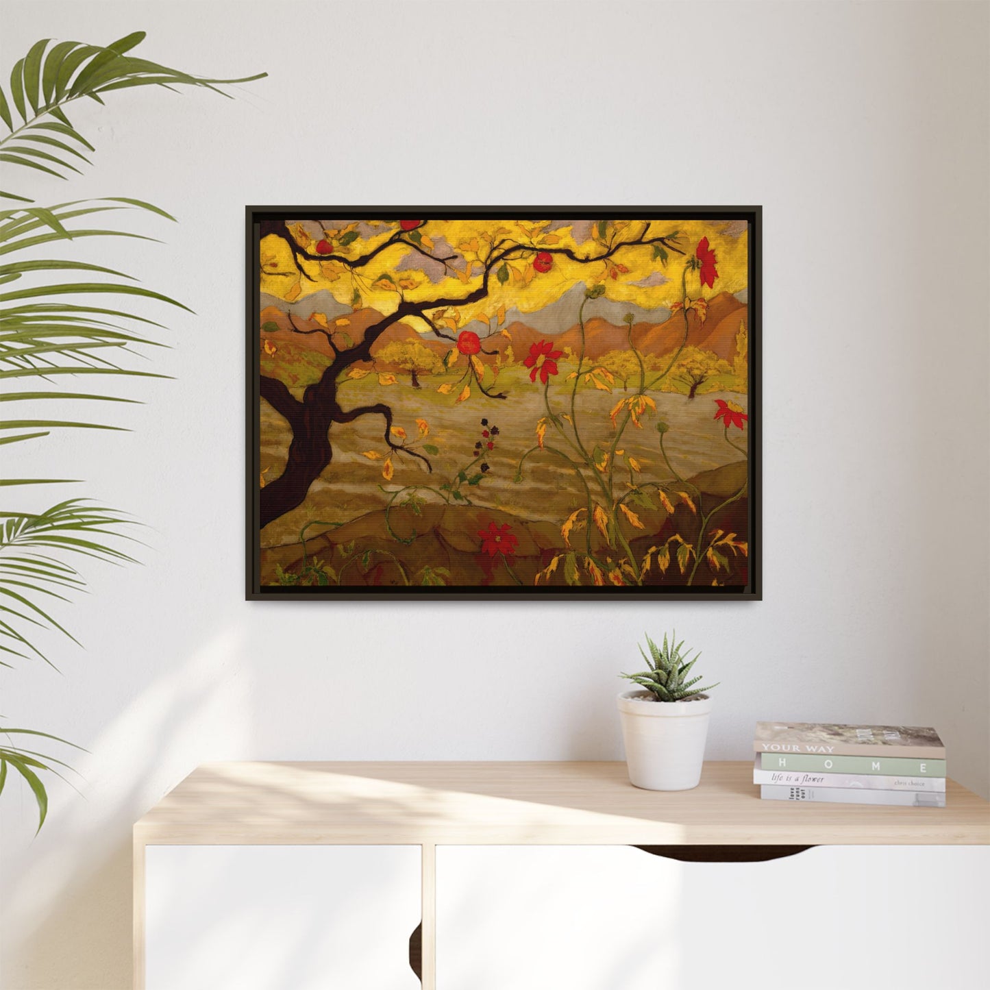 Ranson, Paul - Apple Tree with Red Fruit (1902) - Matte Canvas, Framed