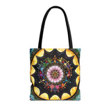 Obsidian Grandmothers Mandala - Tote Bag