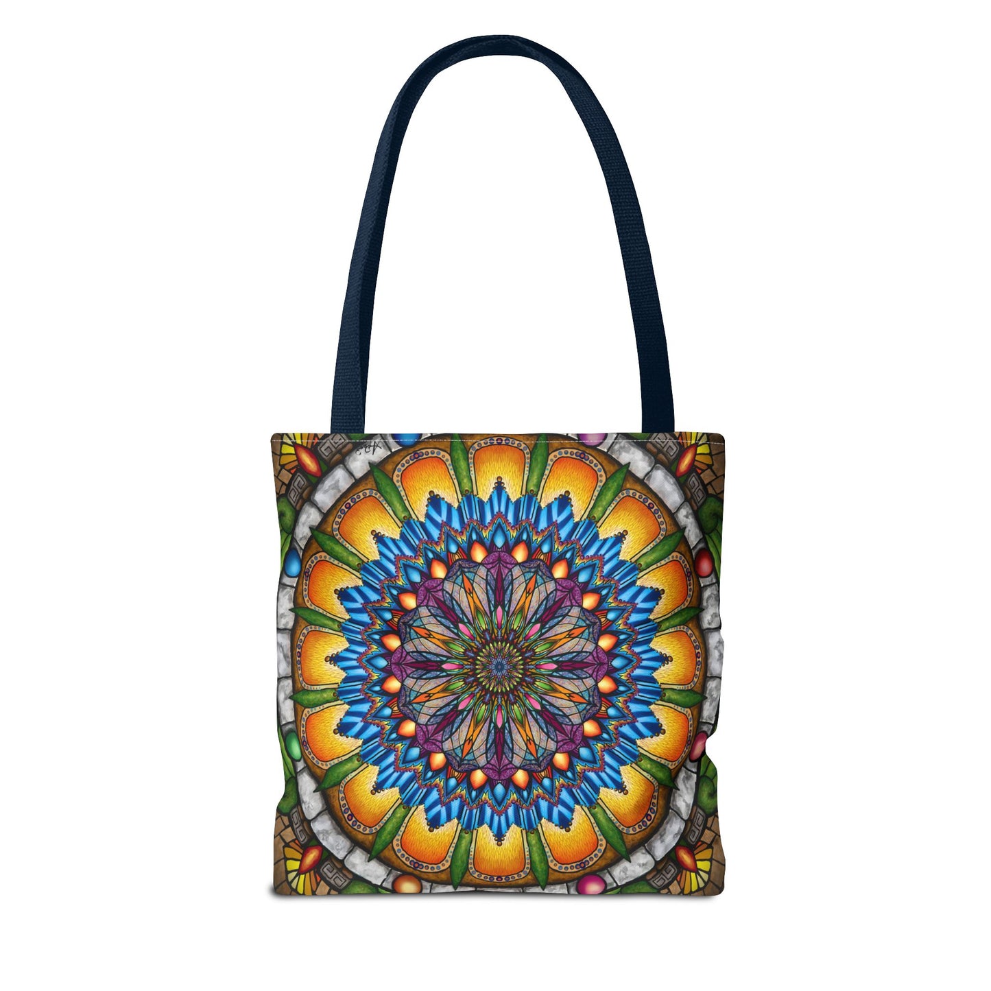 Pacio, Adam - Emerald Arrows Mandala - Tote Bag