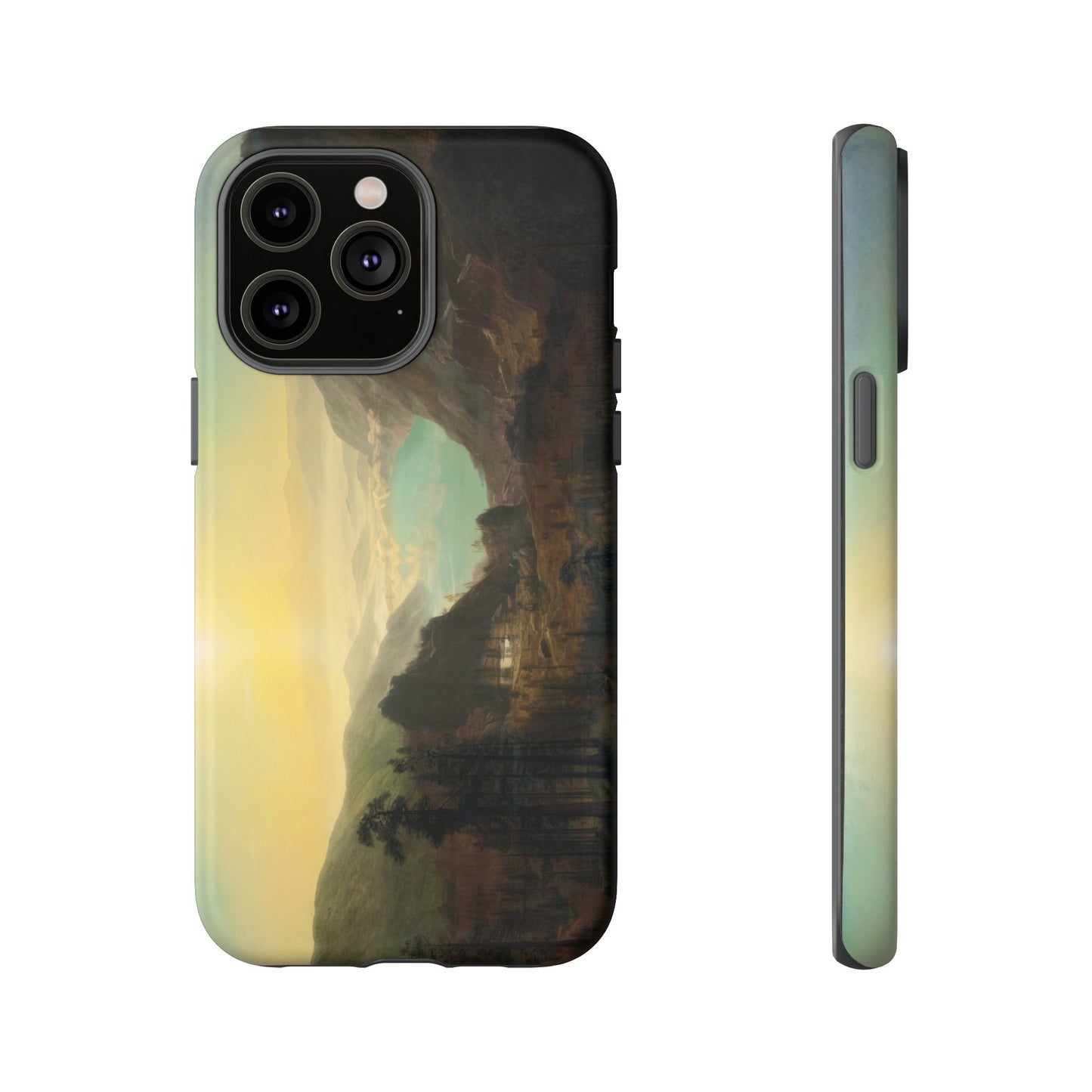 Bierstadt, Albert - Donner Lake from the Summit (1873) - Tough Phone Cases
