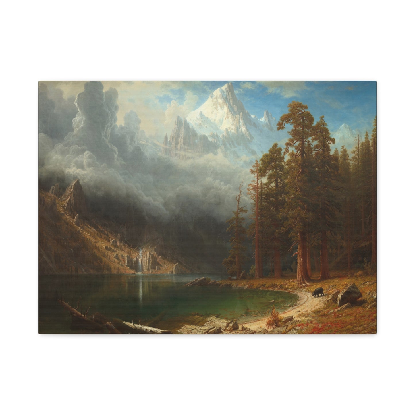 Bierstadt, Albert - Mount Corcoran (1877)- Canvas Block, unframed