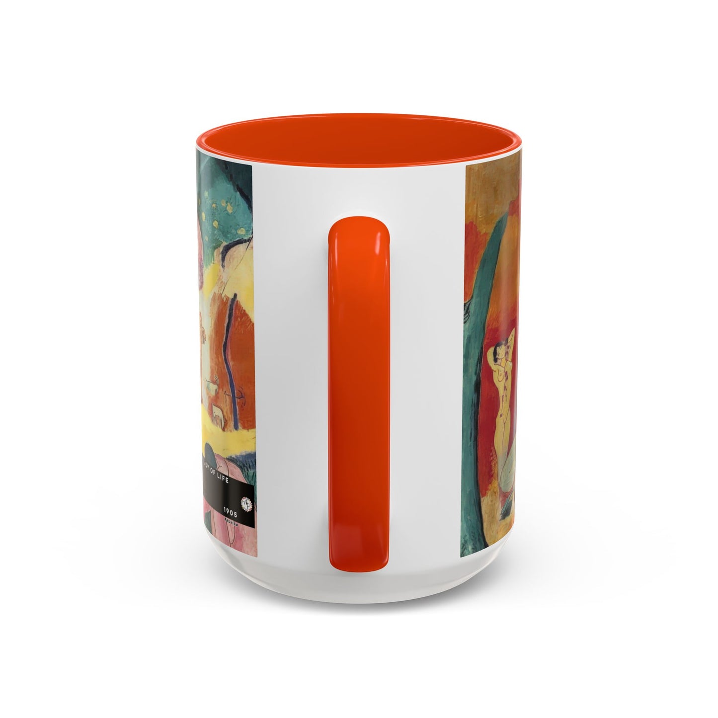 Matisse, Henri - The Joy of Life (1905) - Colorful Accent Mugs