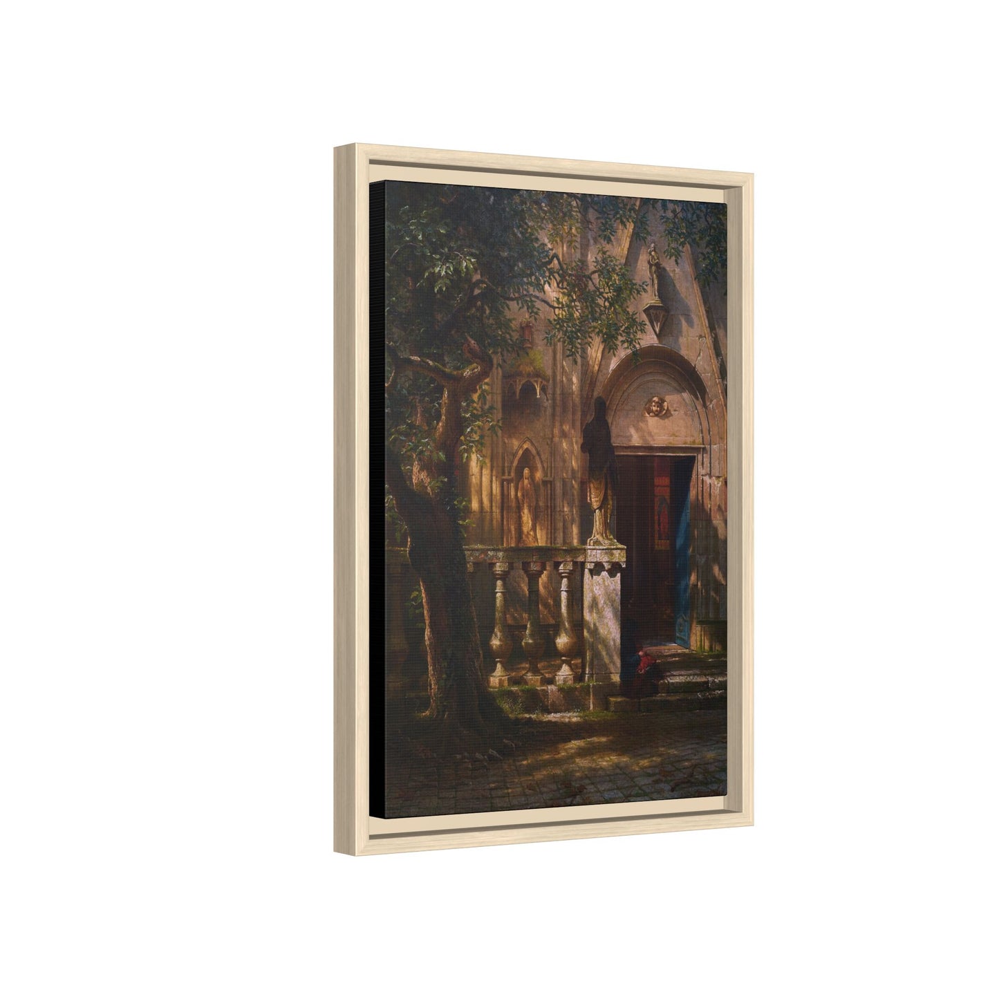 Bierstadt, Albert - Sunlight and Shadow  (1854) - Matte Canvas, Framed