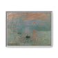 Monet, Claude - Impression, Sunrise (1872) - Matte Canvas, Framed