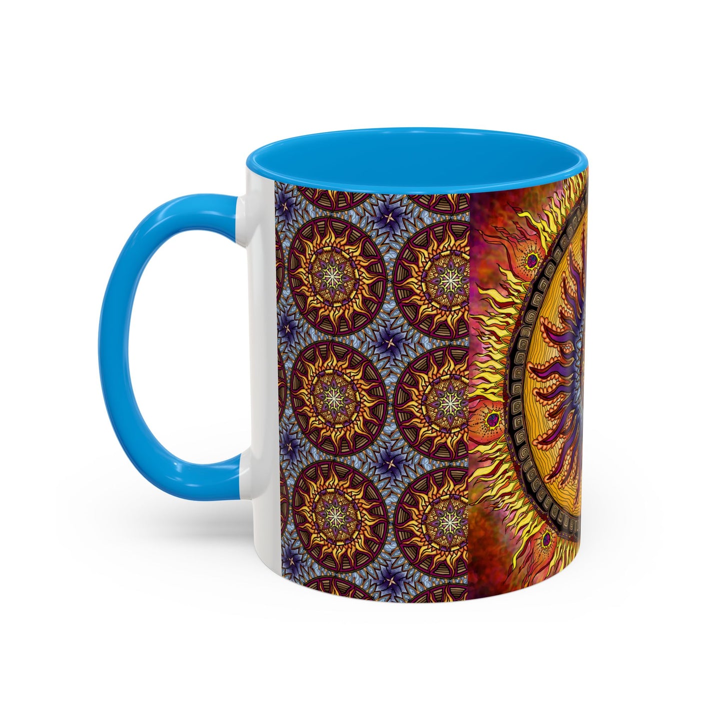 Pacio, Adam - Solar Disc Mandala - Colorful Accent Mugs
