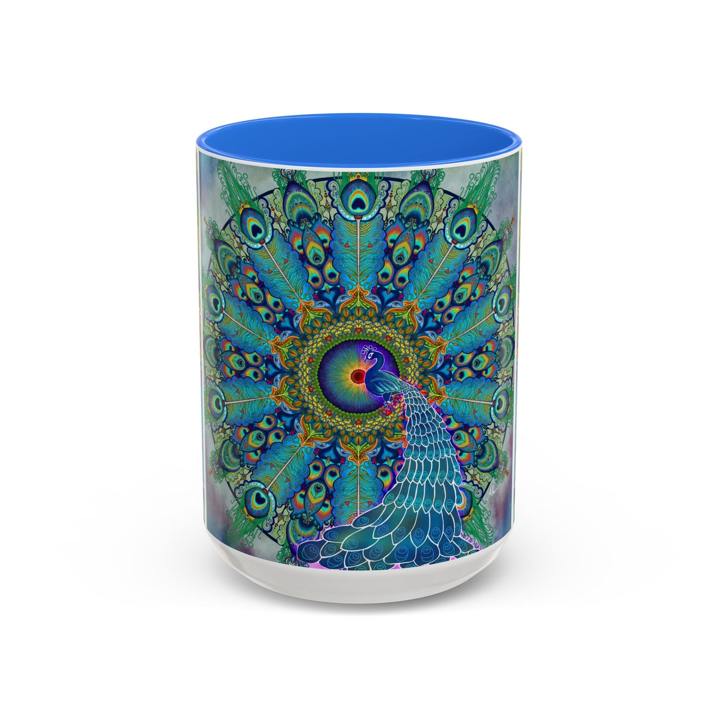 Pacio, Adam - Melek Taus Mandala - Colorful Accent Mugs