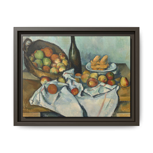 Cézanne, Paul - Basket of Apples (1893) - Matte Canvas, Framed