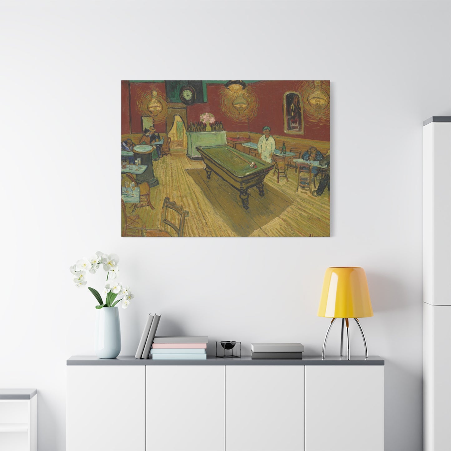 Van Gogh, Vincent - The Night Cafe (1888) - Canvas Block, unframed