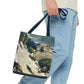 Cézanne, Paul - L’Estaque, Melting Snow (1870) - Tote Bag