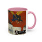 Gauguin, Paul - Vision of the Sermon (Jacob Wrestling with the Angel) (1888) - Colorful Accent Mugs