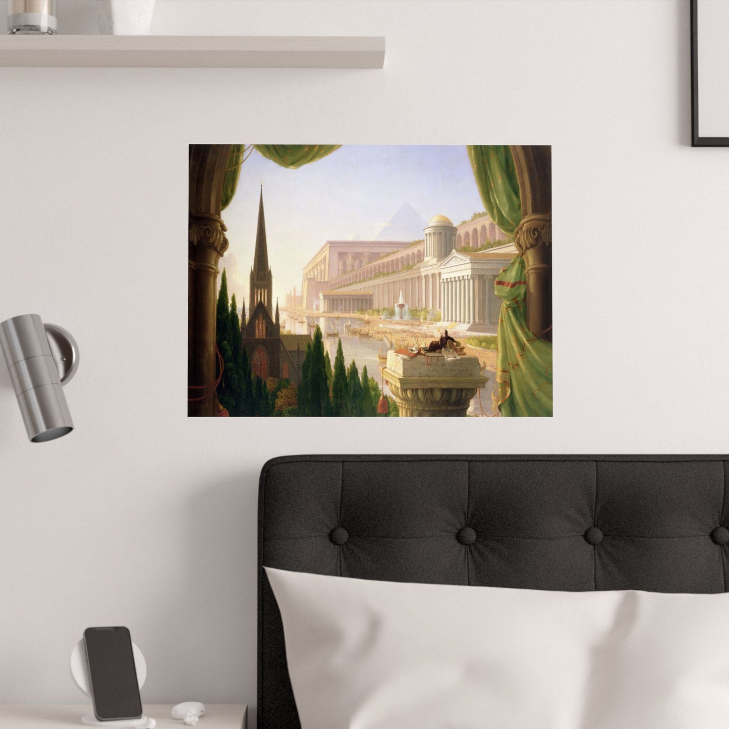 Cole. Thomas - The Architect’s Dream (1840) - Satin Posters