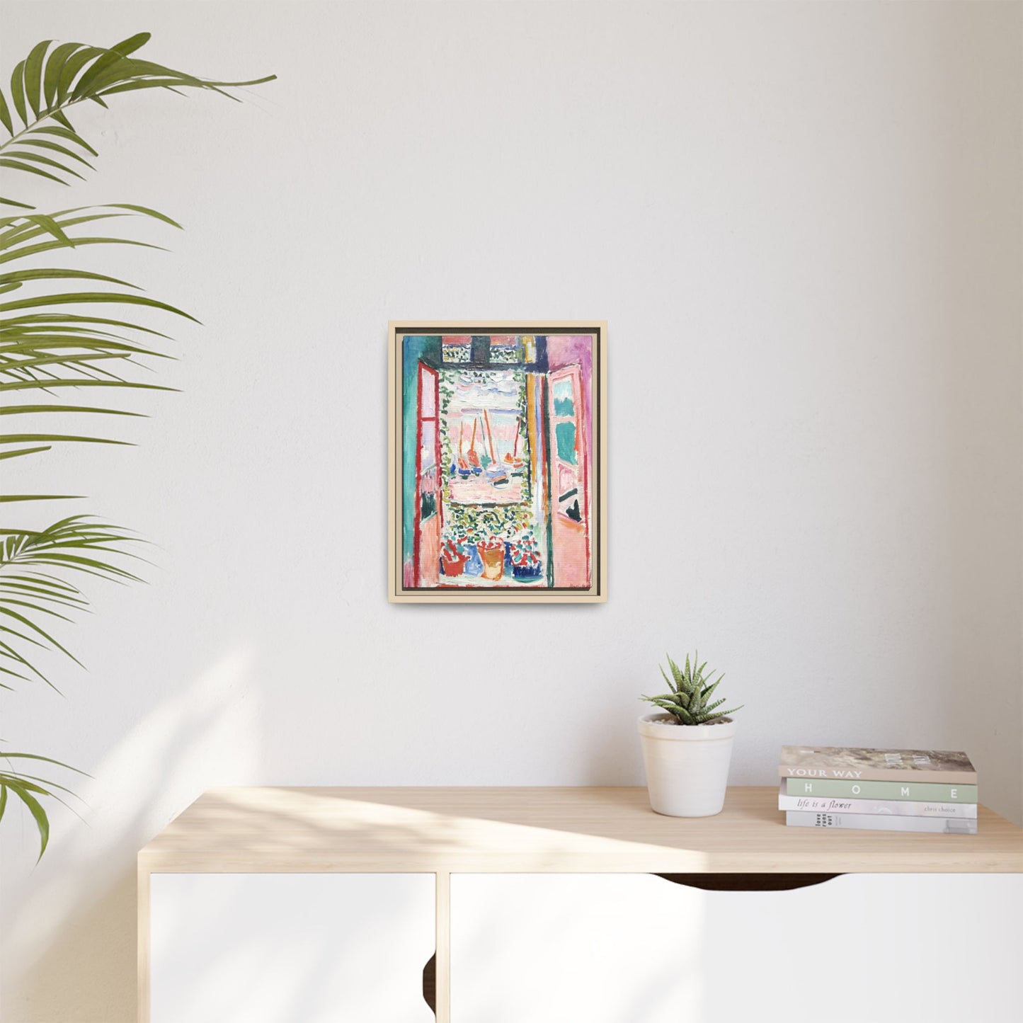 Matisse, Henri - Open Window, Collioure (1905) - Matte Canvas, Framed
