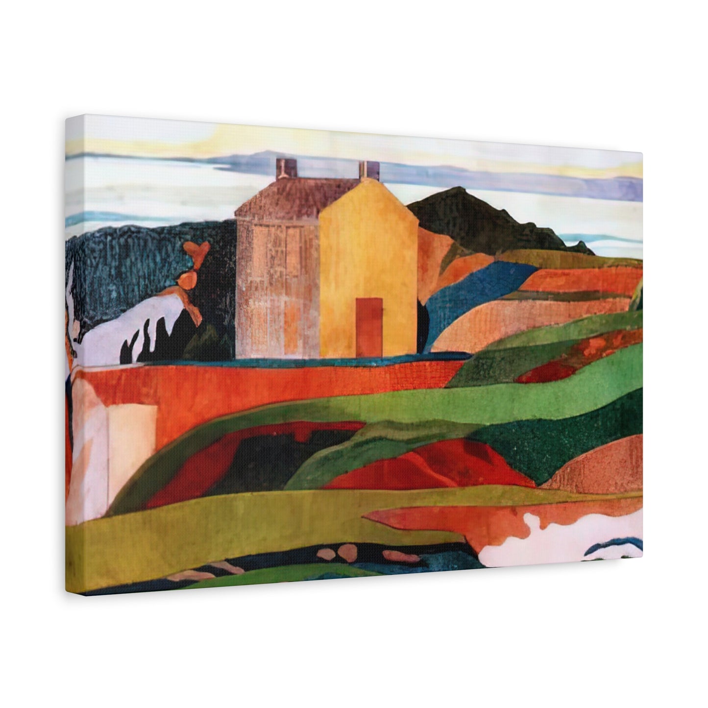 Filiger, Charles - The Hangman’s House (1891) - Canvas Block, unframed