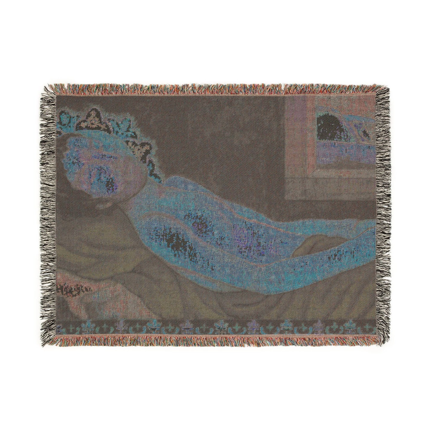 Filiger, Charles - Recumbent Christ (1895) - Woven Blanket
