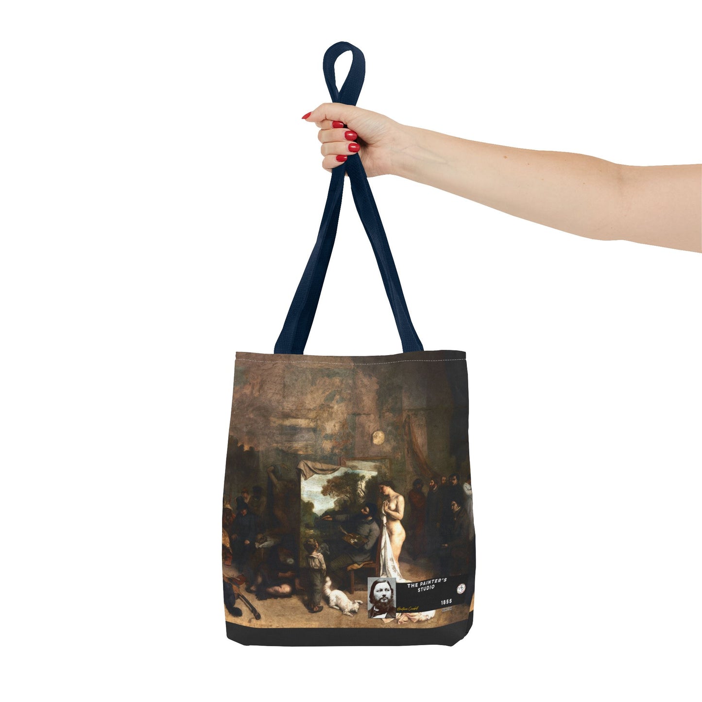 Courbet, Gustave - The Painter’s Studio (1855) - Tote Bag