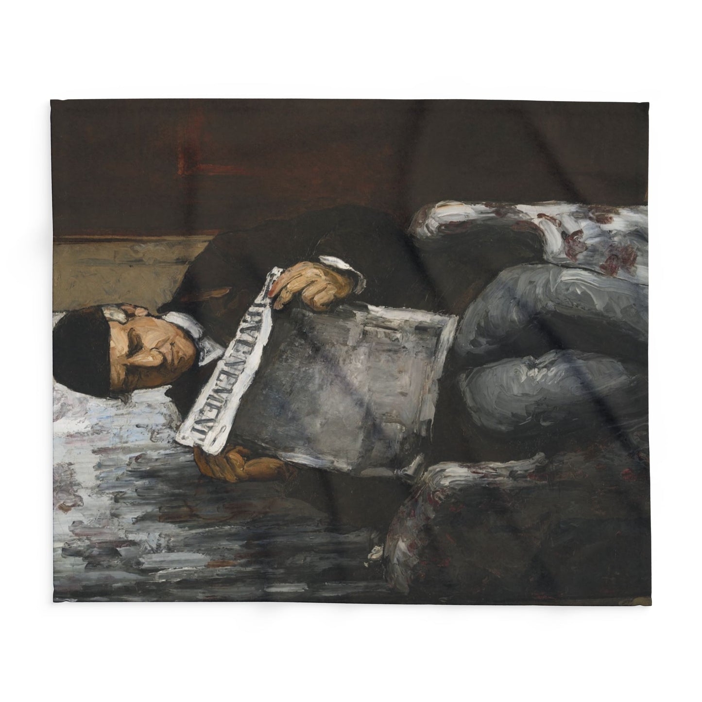 Cézanne, Paul - The Artist’s Father (1866) - Arctic Fleece Blanket