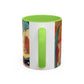Matisse, Henri - The Joy of Life (1905) - Colorful Accent Mugs