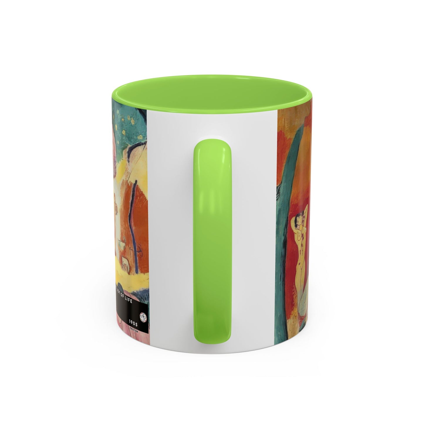Matisse, Henri - The Joy of Life (1905) - Colorful Accent Mugs
