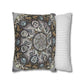 Pacio, Adam - Memento Mori Mandala - Suede Square Pillowcase