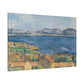 Cézanne, Paul - The Bay of Marseille, Seen from L'Estaque (1885) - Canvas Block, unframed