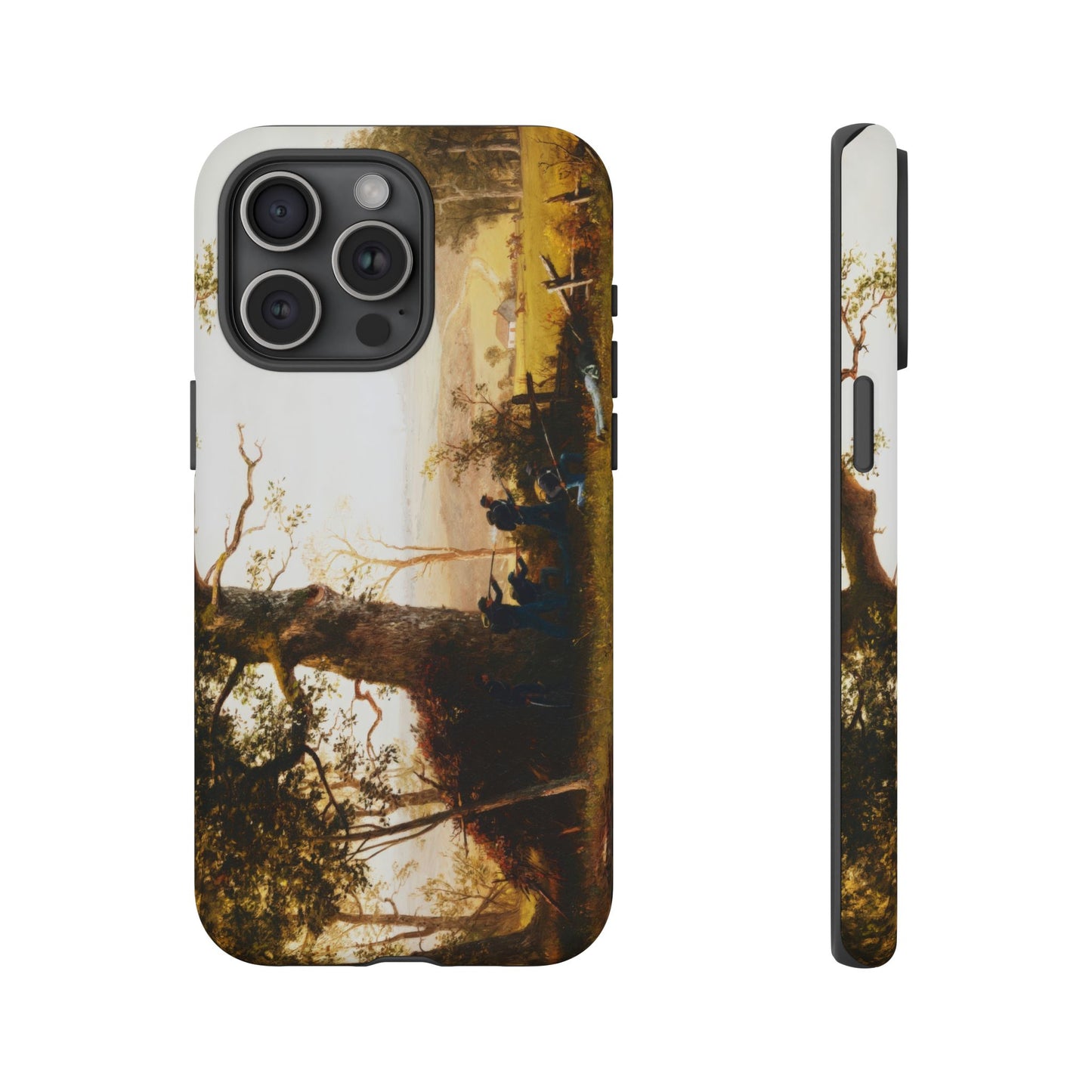 Bierstadt, Albert -  Guerrilla Warfare (1861) - Tough Phone Cases