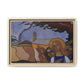 Filiger, Charles - Virgin and Two Angels (1895) - Matte Canvas, Framed