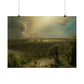 Church, Frederic Edwin -  Jerusalem from the Mount of Olives  (1870) - Satin Posters