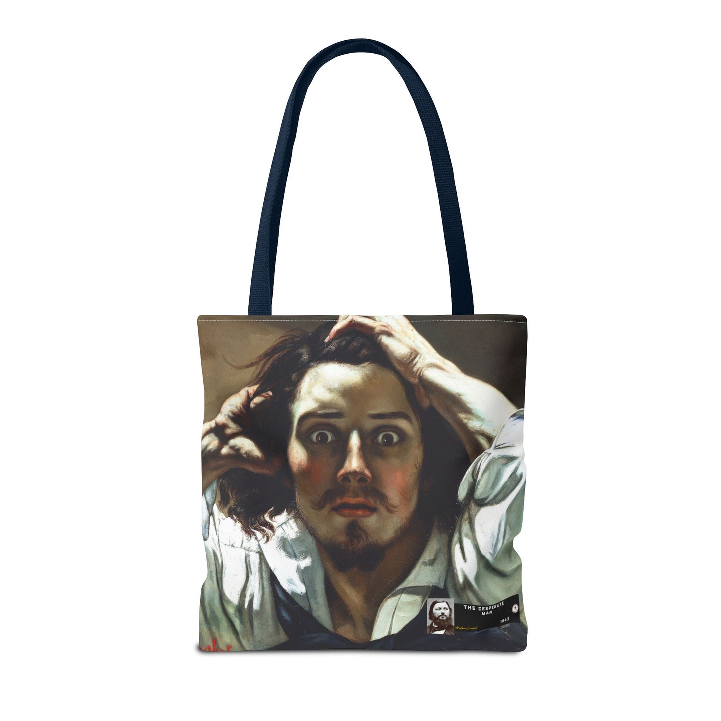 Courbet, Gustave - The Desperate Man (1843) - Tote Bag