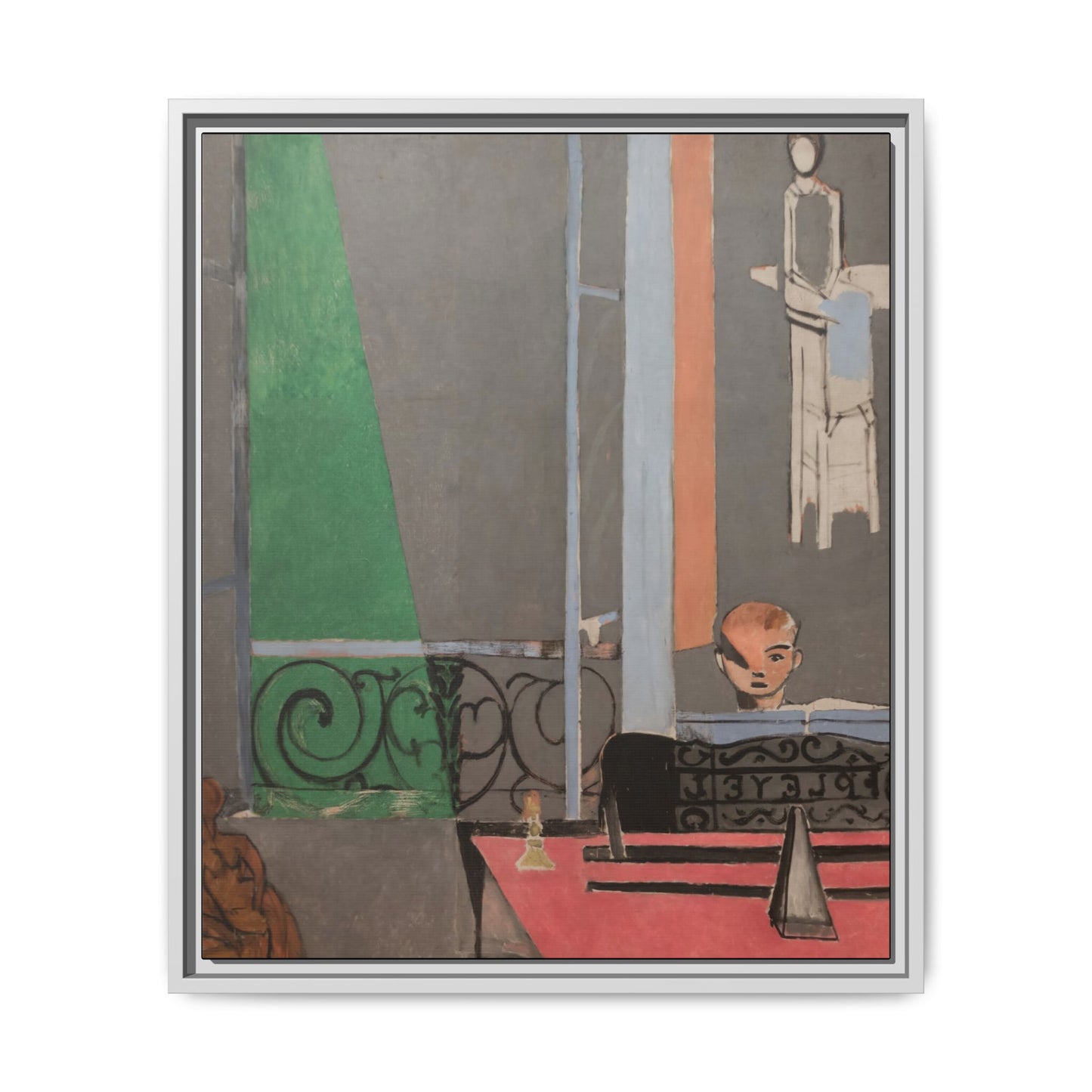 Matisse, Henri - Piano Lesson (1916) - Matte Canvas, Framed