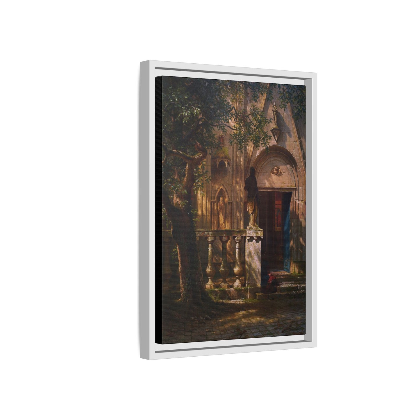 Bierstadt, Albert - Sunlight and Shadow  (1854) - Matte Canvas, Framed