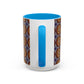 Pacio, Adam - Solar Disc Mandala - Colorful Accent Mugs