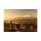 Cole. Thomas - Mount Etna from Taormina (1843) - Satin Posters