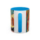 Matisse, Henri - The Joy of Life (1905) - Colorful Accent Mugs