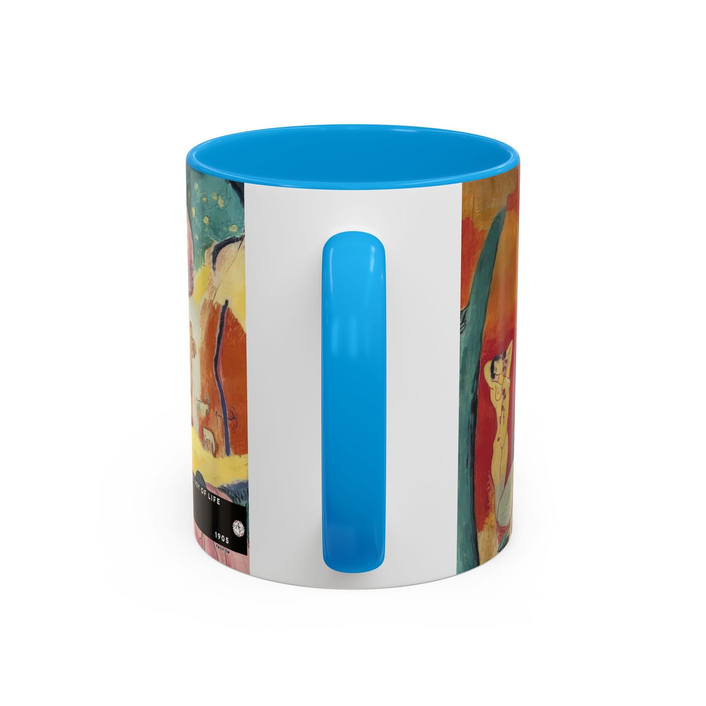 Matisse, Henri - The Joy of Life (1905) - Colorful Accent Mugs