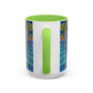 Pacio, Adam - Melek Taus Mandala - Colorful Accent Mugs