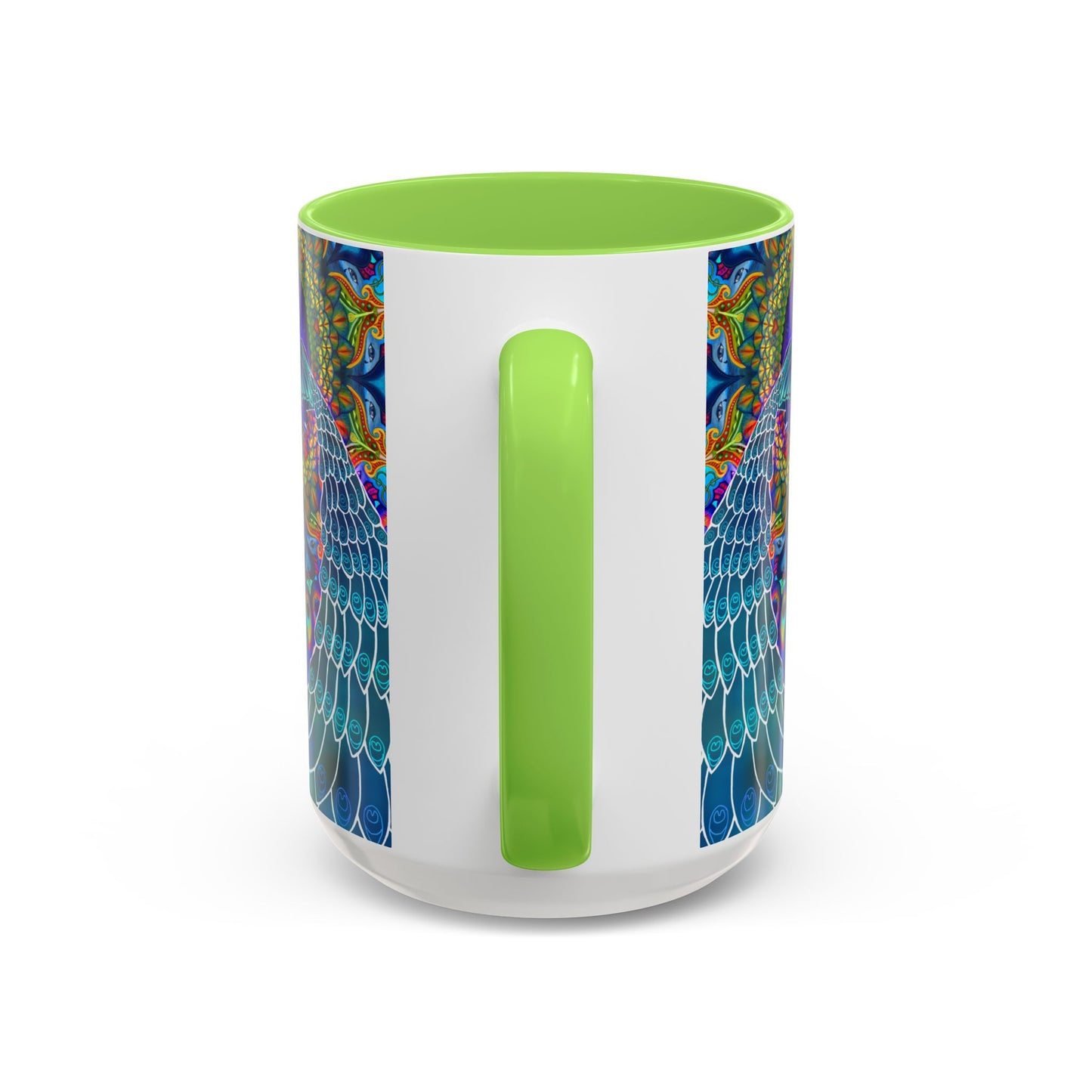 Pacio, Adam - Melek Taus Mandala - Colorful Accent Mugs