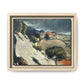 Cézanne, Paul - L’Estaque, Melting Snow (1870) - Matte Canvas, Framed