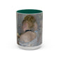 Morisot, Berthe - Woman at Her Toilette (1880) - Colorful Accent Mugs